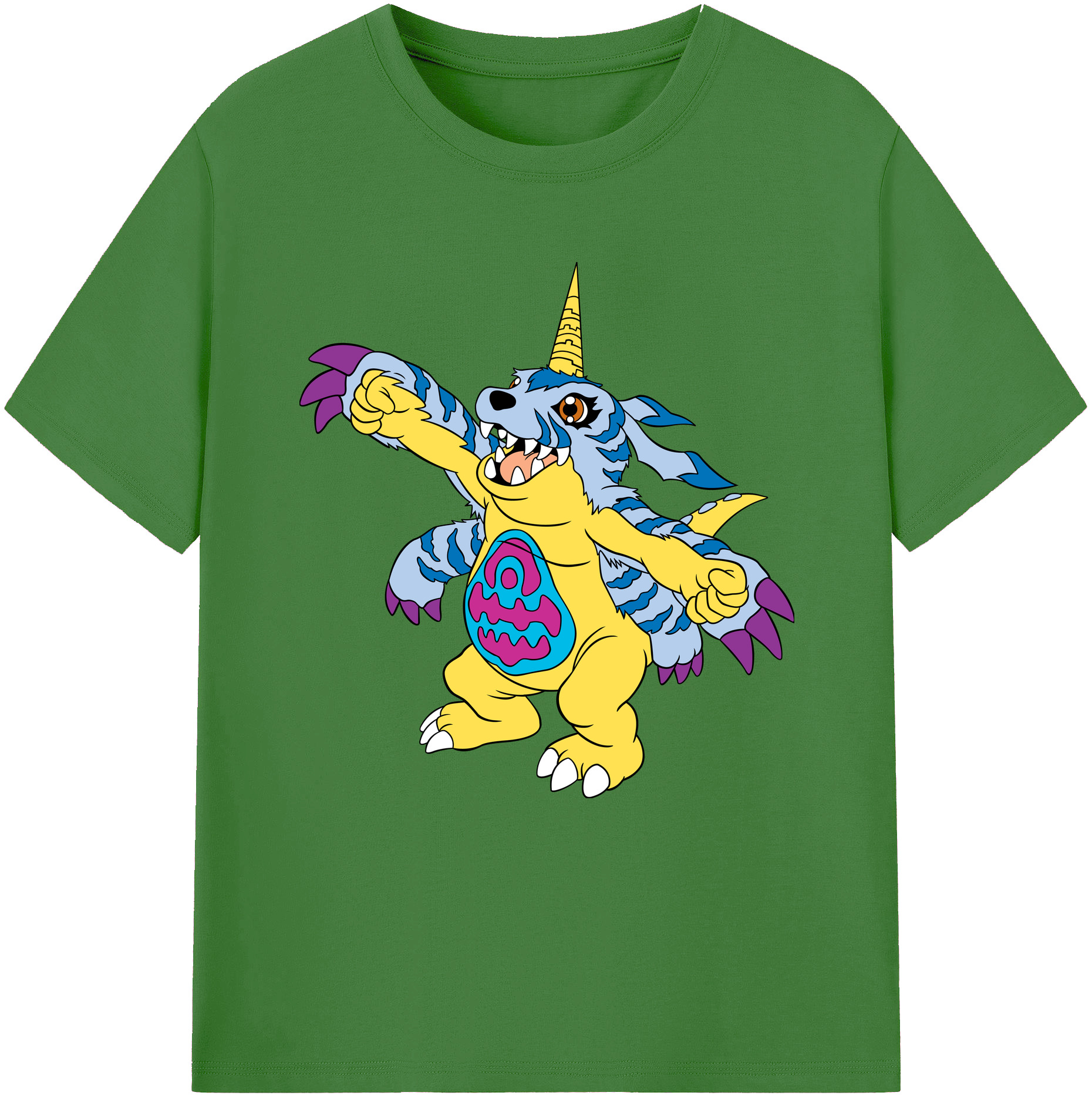 （画像用） Digimon デジタルモンスター/デジモン レディースカジュアルプリントTシャツ（綿100％）